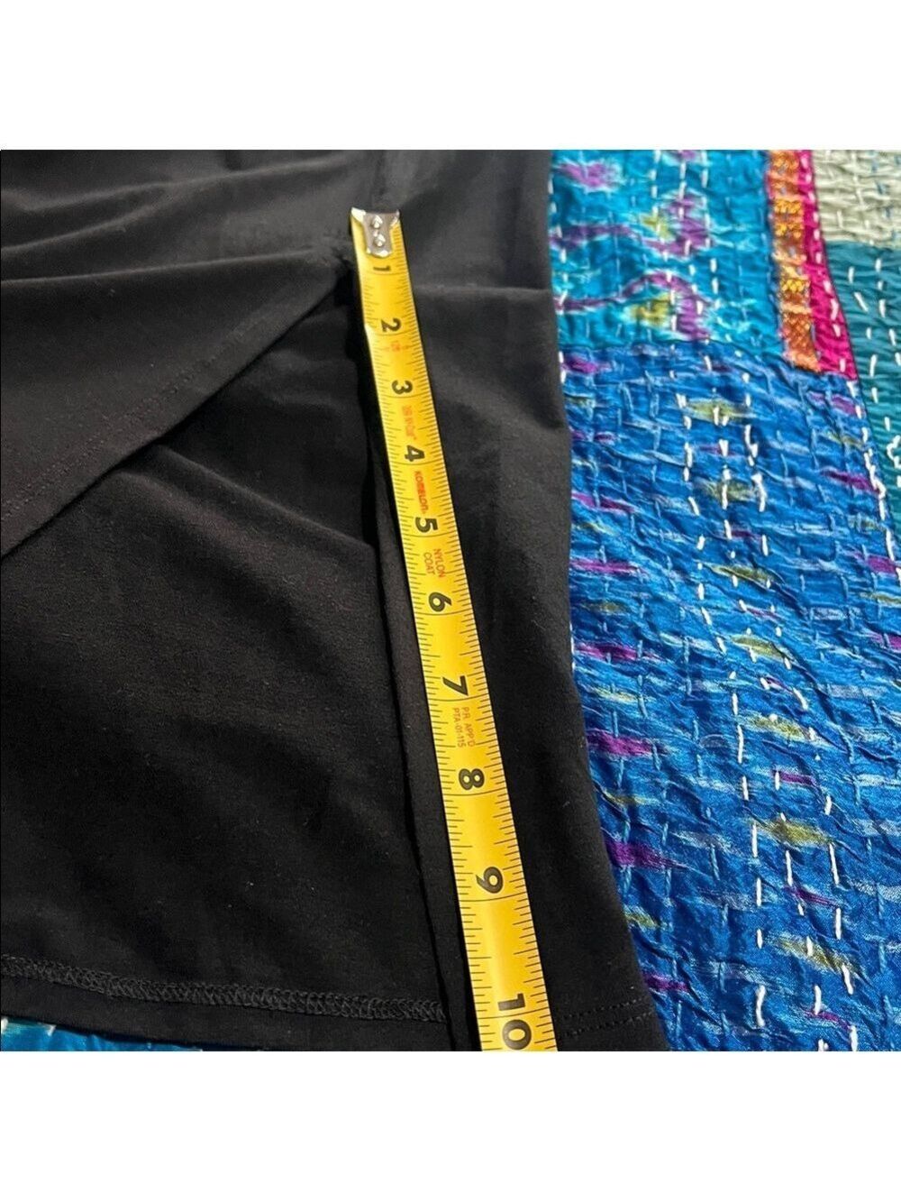 Eileen Fisher Black Midi Skirt. XL. New. Side pockets. - Picture 4 of 6